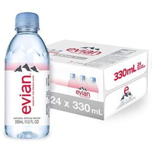 evian Kitchen Dining Natural Spring Water 330 Ml 24 Count
